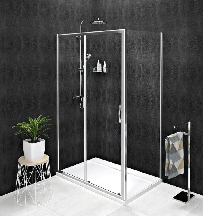 SIGMA SIMPLY kabina prysznicowa 1100x700mm, L/P, szkło czyste