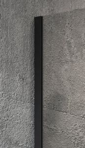 VARIO BLACK modułowa kabina prysznicowa narożna Walk-In, szkło czyste, 1300 mm
