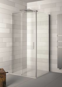 Kabina prysznicowa 120x90 cm z drzwiami przesuwnymi Riho Ocean O203 G006012120 chrom lewa