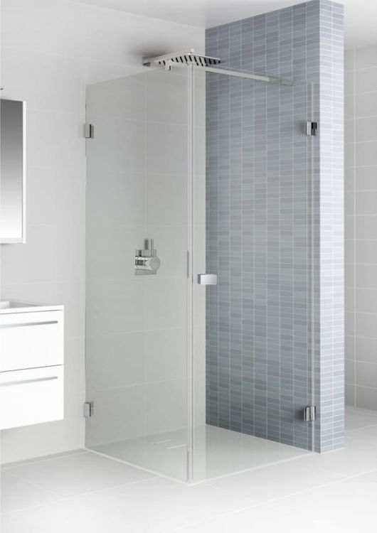 Kabina prysznicowa prostokątna 80x100 cm z drzwiami uchylnymi Riho Scandic NXT X201 G001036120 prawa chrom
