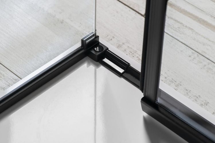 ALTIS LINE BLACK prostokątna kabina prysznicowa 1300x1000 mm, wariant L/P
