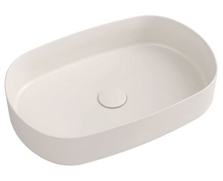 Przejdź do produktu INFINITY OVAL umywalka nablatowa 55x36cm, ivory