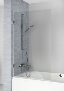 Parawan nawannowy 75x150 cm Riho Scandic NXT X108 G001137120 chrom lewy