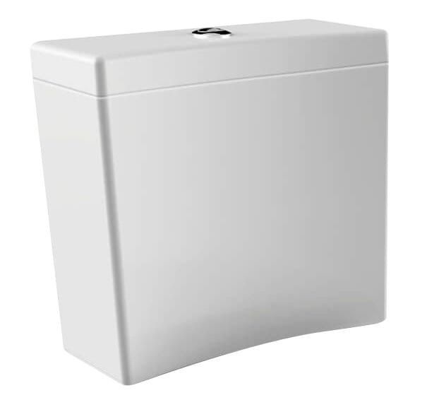 GRANDE Zbiornik ceramiczny do WC kombi, biały