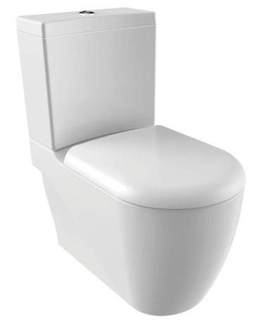 Przejdź do produktu GRANDE kompakt WC XL, odpływ poziomy/pionowy, biały