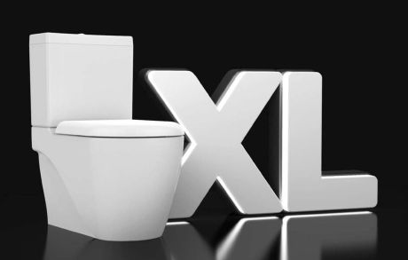 Przejdź do produktu GRANDE kompakt WC XL, odpływ poziomy/pionowy, biały