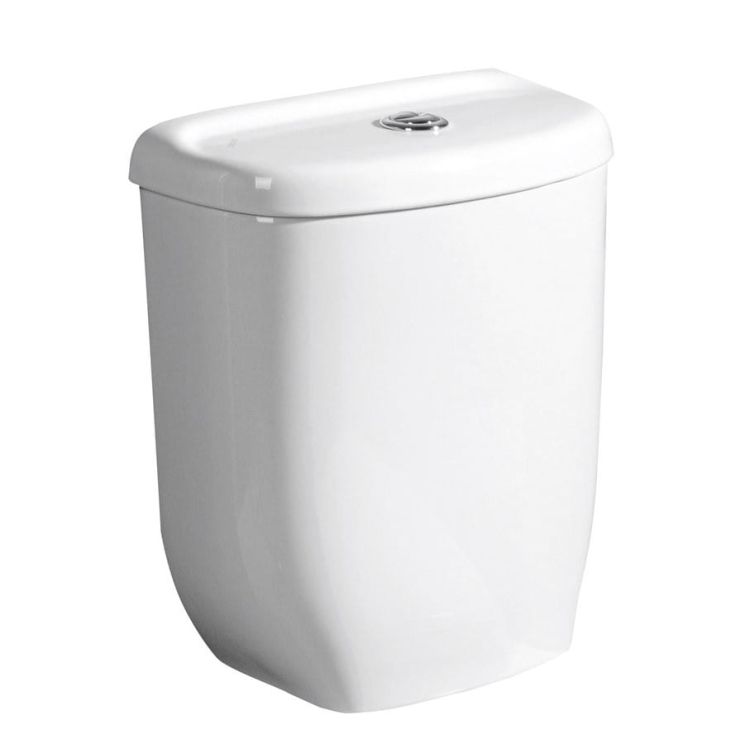 HANDICAP Zbiornik ceramiczny do WC kombi, biala