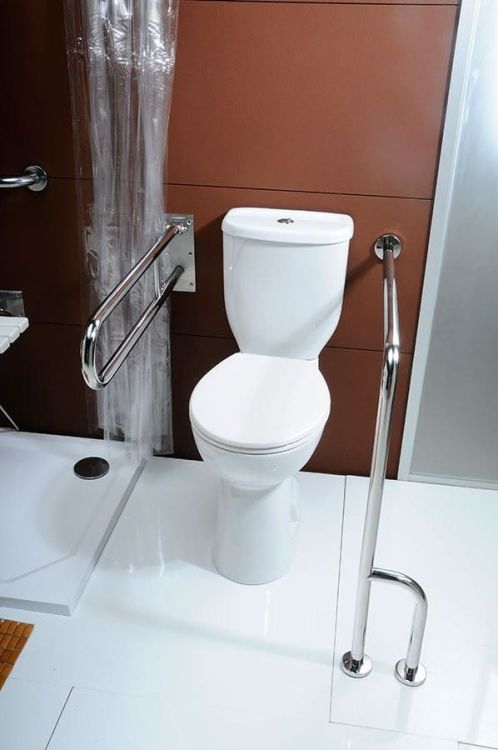 Kompakt WC podwyższone 36,3x67,2cm, dolny odpływ
