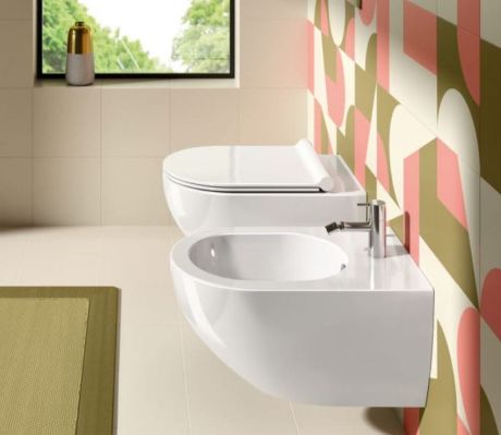 Przejdź do produktu Miska wisząca Catalano wc Newflush 50x35 z deską w komplecie 1VSS50R00+5SCSTP000