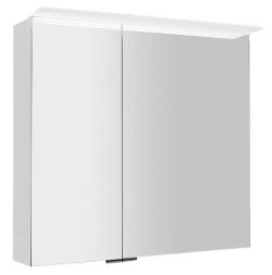 LINEX szafka z lustrem,oświetlenie LED, 80x70x15cm, biała