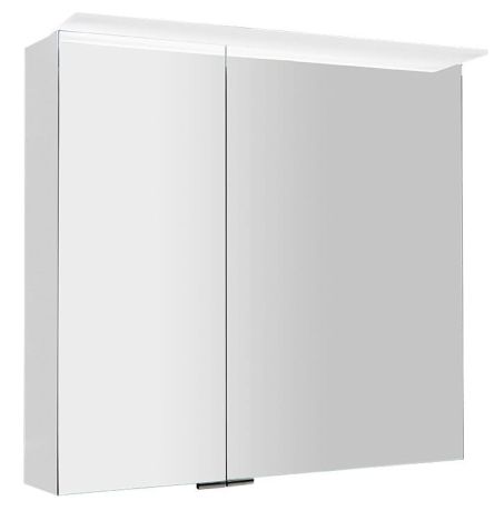 Przejdź do produktu LINEX szafka z lustrem,oświetlenie LED, 80x70x15cm, biała