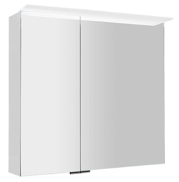 LINEX szafka z lustrem,oświetlenie LED, 80x70x15cm, biała