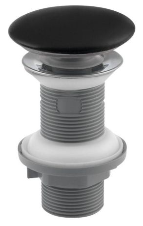 Przejdź do produktu Odpływ umywalkowy 5/4", klik-klak, korek ceramiczny, 20-70mm, czarny mat