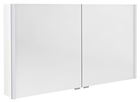 Przejdź do produktu ALIX szafka z lustrem, oświetlenie LED, 2x drzwiczki, 126x70x17,5cm, biały