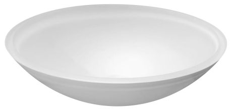 Przejdź do produktu TELICA szklana umywalka nablatowa średica 42cm, biały mat