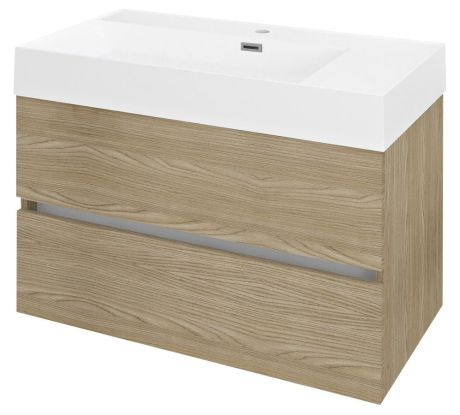 Przejdź do produktu ODETTA szafka umywalkowa 82x50x43,5cm, wiąz Bardini
