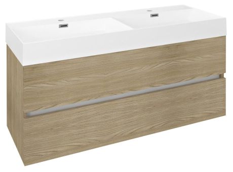 Przejdź do produktu ODETTA szafka umywalkowa 118x50x43,5cm, wiąz Bardini
