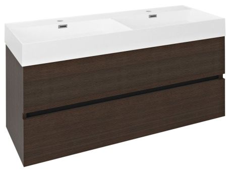 Przejdź do produktu ODETTA szafka umywalkowa 118x50x43,5cm, sosna rustykalna