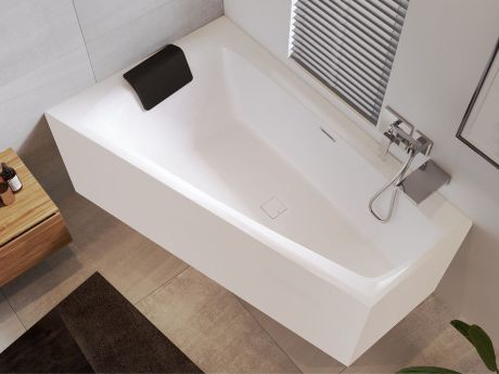 Przejdź do produktu Wanna narożna 170x110 cm z obudową Riho Still Smart Plug&Play B101008005 prawa biały połysk