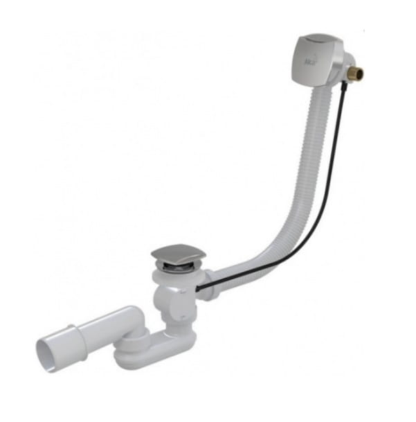 Syfon wannowy 80 cm z napełnieniem przez przelew chrom 560100396