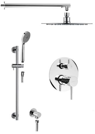 Przejdź do produktu RHAPSODY zestaw prysznicowy, bateria przełącznikiem 2 funkcyjnym, drążek prysznicowy, chrom