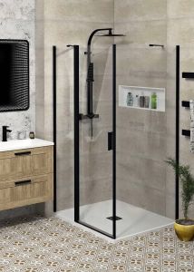 INSERTA półka wpuszczana do płytek, marmór, 800x260 mm, biała