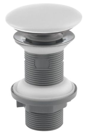 Przejdź do produktu Odpływ umywalkowy 5/4", klik-klak, korek ceramiczny, 20-70mm, biały mat