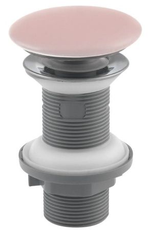 Przejdź do produktu Odpływ umywalkowy 5/4", klik-klak, korek ceramiczny, 20-70mm, różowy mat Salmon