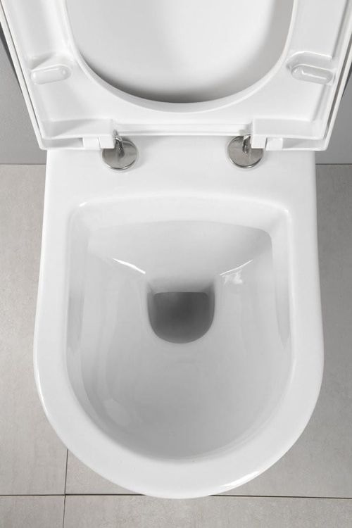 Zestaw WC miska WC Nera ze spłuczką podtynkową i przyciskiem Geberit, zabudowa lekka