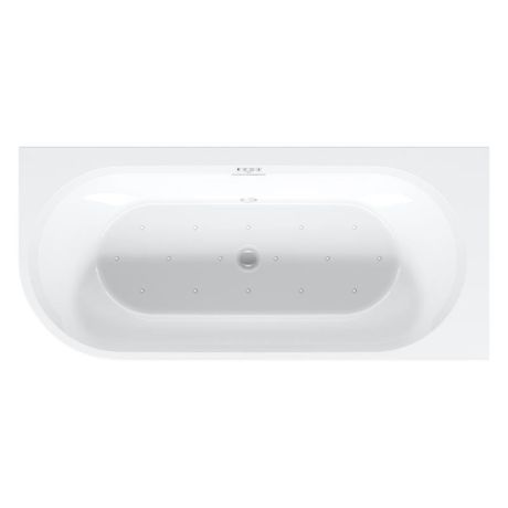 Przejdź do produktu Wanna wolnostojąca narożna 184x84 cm z oświetleniem LED i hydromasażem Sparkle Riho Desire Corner B088004005 biały połysk lewa