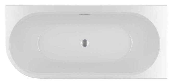 Wanna narożna 184x84 cm z podświetleniem LED Riho Desire Corner LED lewa B088002105 biały mat