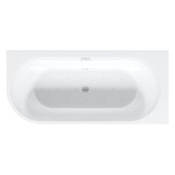 Wanna wolnostojąca narożna 184x84 cm z hydromasażem Sparkle Riho Desire Corner BD06105S1WI1144 biały mat lewa