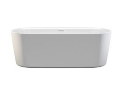 Wanna wolnostojąca 170x76 cm z hydromasażem Sparkle Riho Modesty B090002105 biały mat