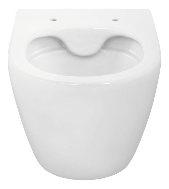Miska WC bezkołnierzowa wisząca 36x45 cm z deską wolnoopadającą Sanitop Ocura 04875 0