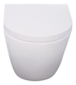 Miska WC bezkołnierzowa wisząca 36x45 cm z deską wolnoopadającą Sanitop Ocura 04875 0