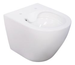 Miska WC bezkołnierzowa wisząca 36x45 cm z deską wolnoopadającą Sanitop Ocura 04875 0