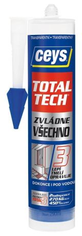 Przejdź do produktu TOTAL TECH EXPRESS transparent, klej i kit, 290 ml, bezbarwny