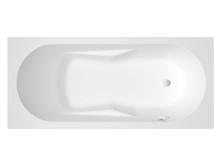Wanna narożna prostokątna 180x80 cm ze zintegrowaną obudową Riho Lazy Plug&Play B082005005 prawa biały