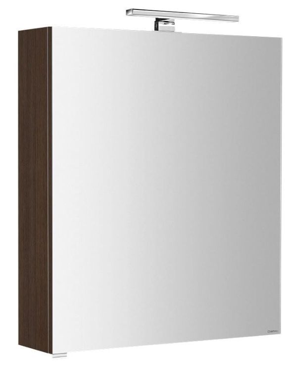 RIWA szafka z lustrem, oświetlenie LED, 50x70x17cm, sosna rustykalna