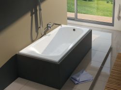 Wanna prostokątna 170x70cm do zabudowy Riho Miami B060001005 biały połysk