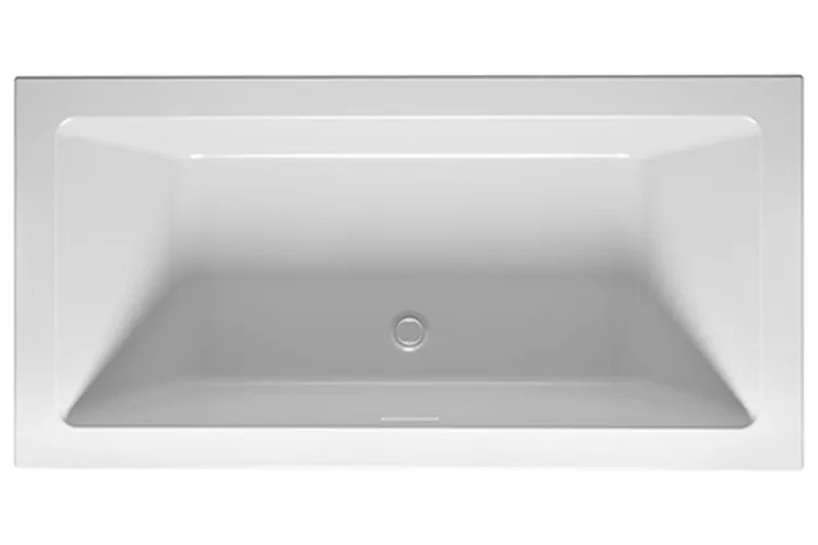 Wanna narożna prostokątna 160x70 cm do zabudowy Riho Rethink Cubic G001143120 biały połysk