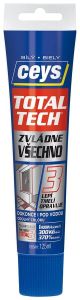 TOTAL TECH EXPRESS, klej i kit, 125 ml, biały