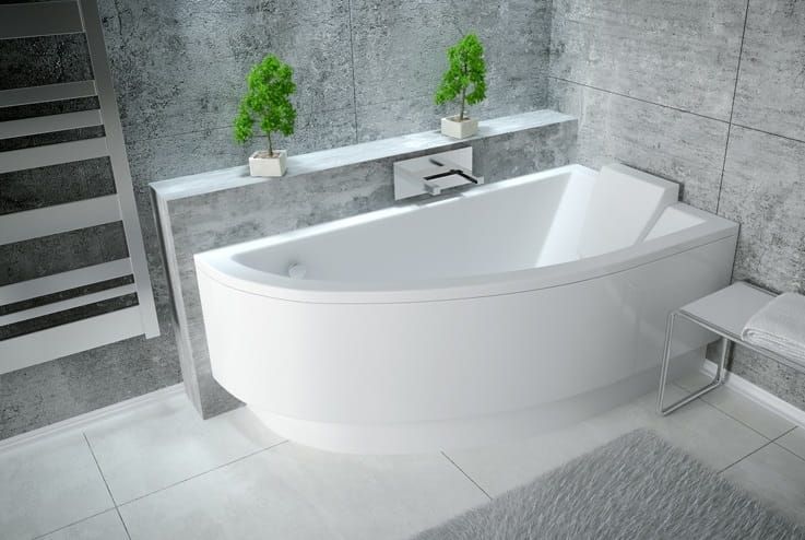 Wanna asymetryczna Besco 150x70 cm Praktika 150 lewa
