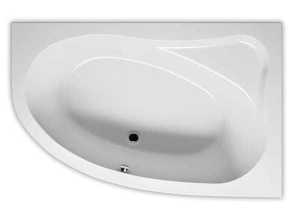 Wanna asymetryczna 140x90cm Riho Aryl B020001005 lewa biały połysk