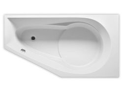 Wanna narożna asymetryczna 160x90 cm z obudową Plug&Play Riho Yukon B009012005 lewa biały połysk