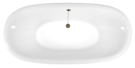 Przejdź do produktu REGATA wanna wolnostojąca 175x85x61cm, nogi brąz, biała