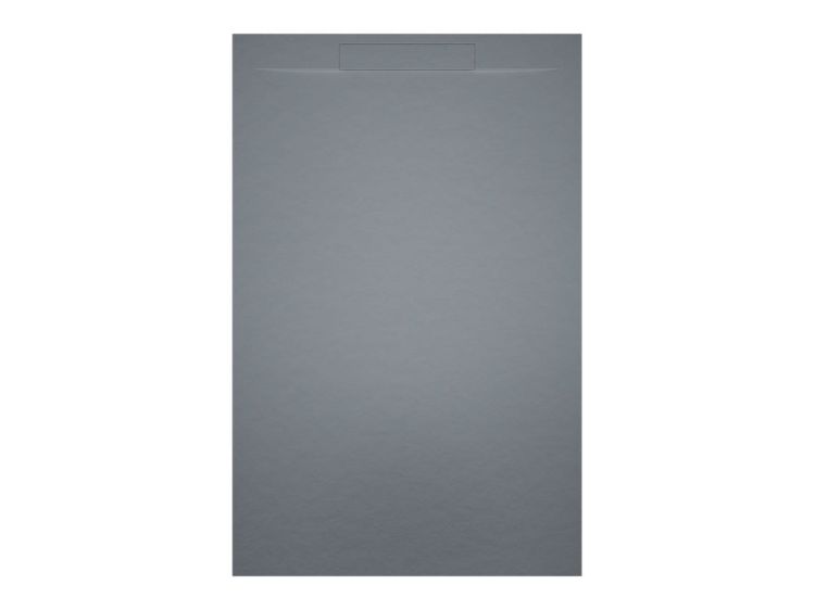 Brodzik prostokątny płaski 160x90 cm Riho Isola D007019090 szary mat