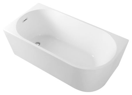 Przejdź do produktu TIBERA L wanna przyścienna, narożna 150x75cm, biały