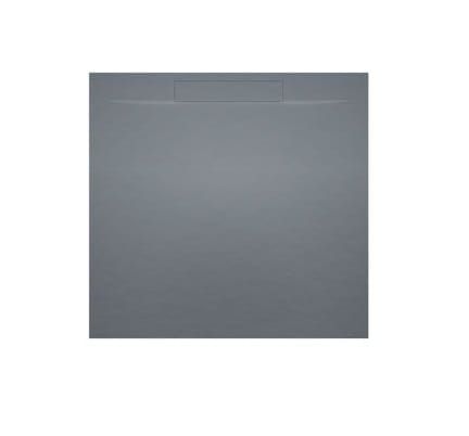 Brodzik kwadratowy płaski 100x100 cm Riho Isola D007023090 szary mat
