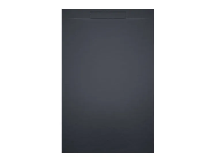 Brodzik prostokątny płaski 100x140 cm Riho Isola D007027080 antracyt mat